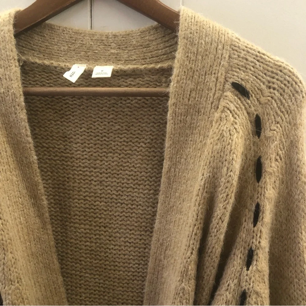 MOTH Anthropology l Sz M l Belted Cardigan Sweater - Picture 8 of 11